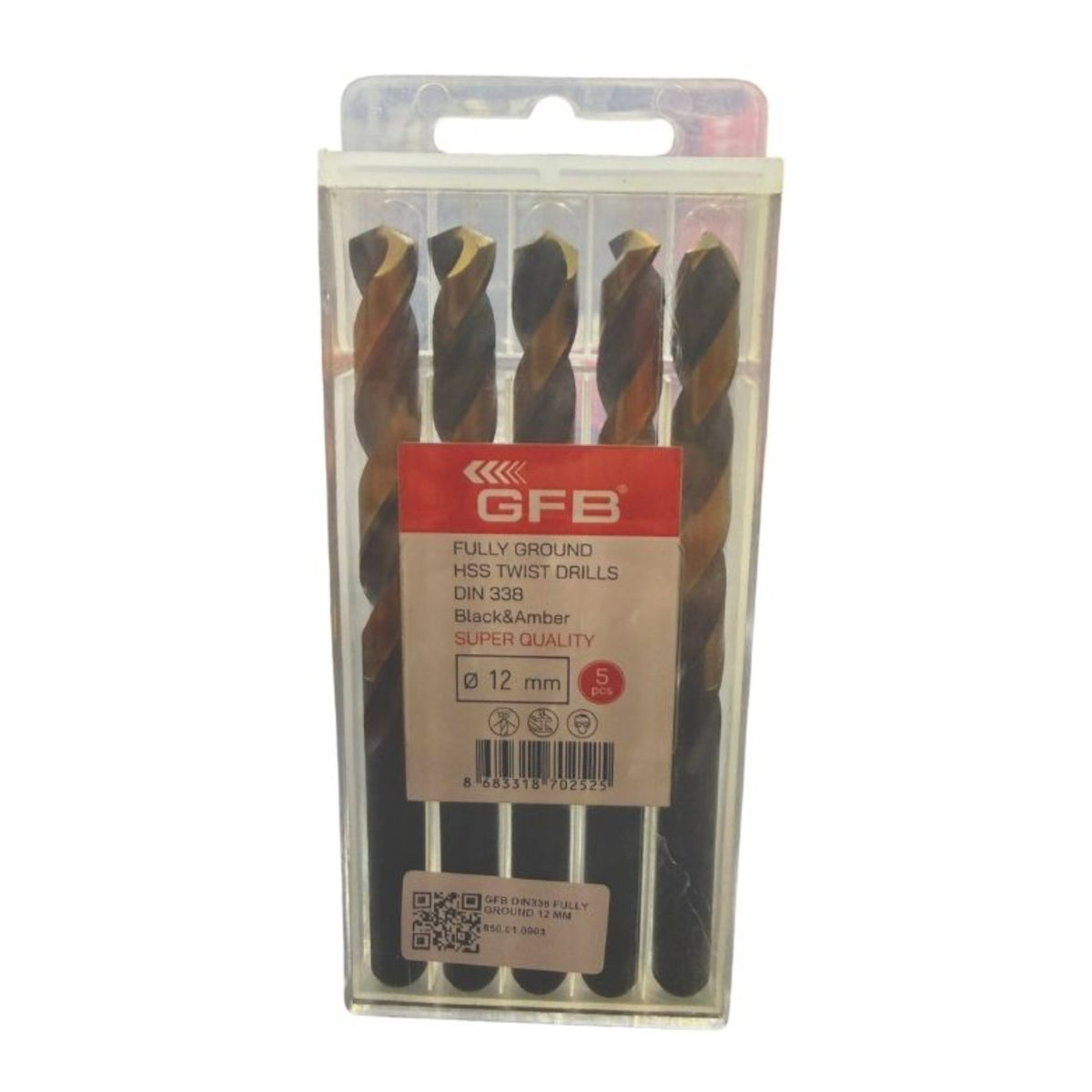 GFB DIN338 FULLY GROUND 12 MM - görsel 2