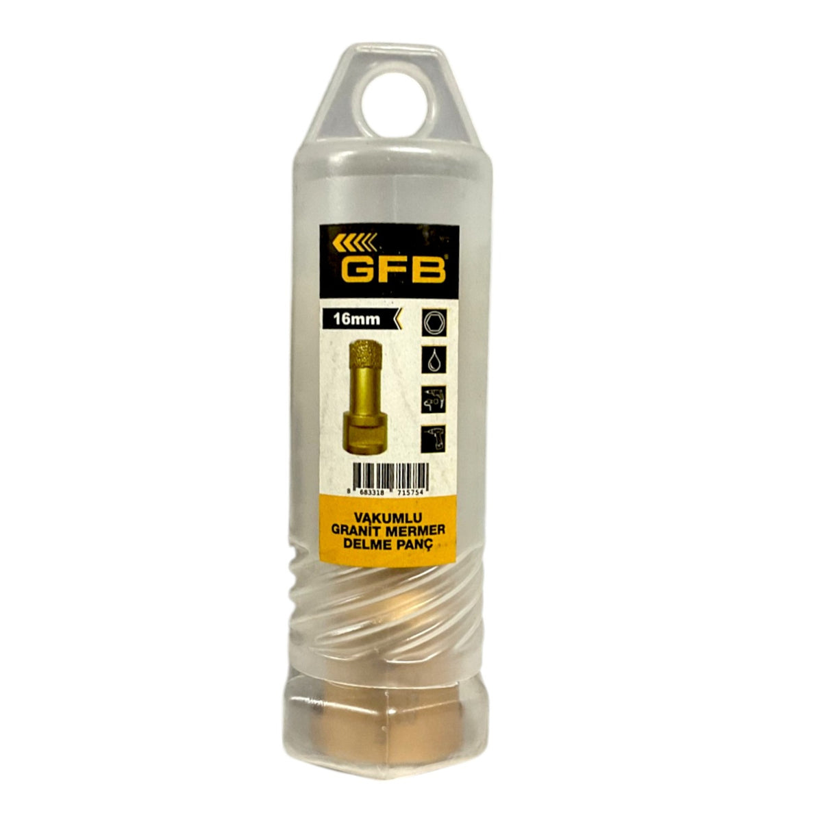 GFB GRANİT MERMER DELME PANÇ VAKUMLU 16 MM 4872 - görsel 2
