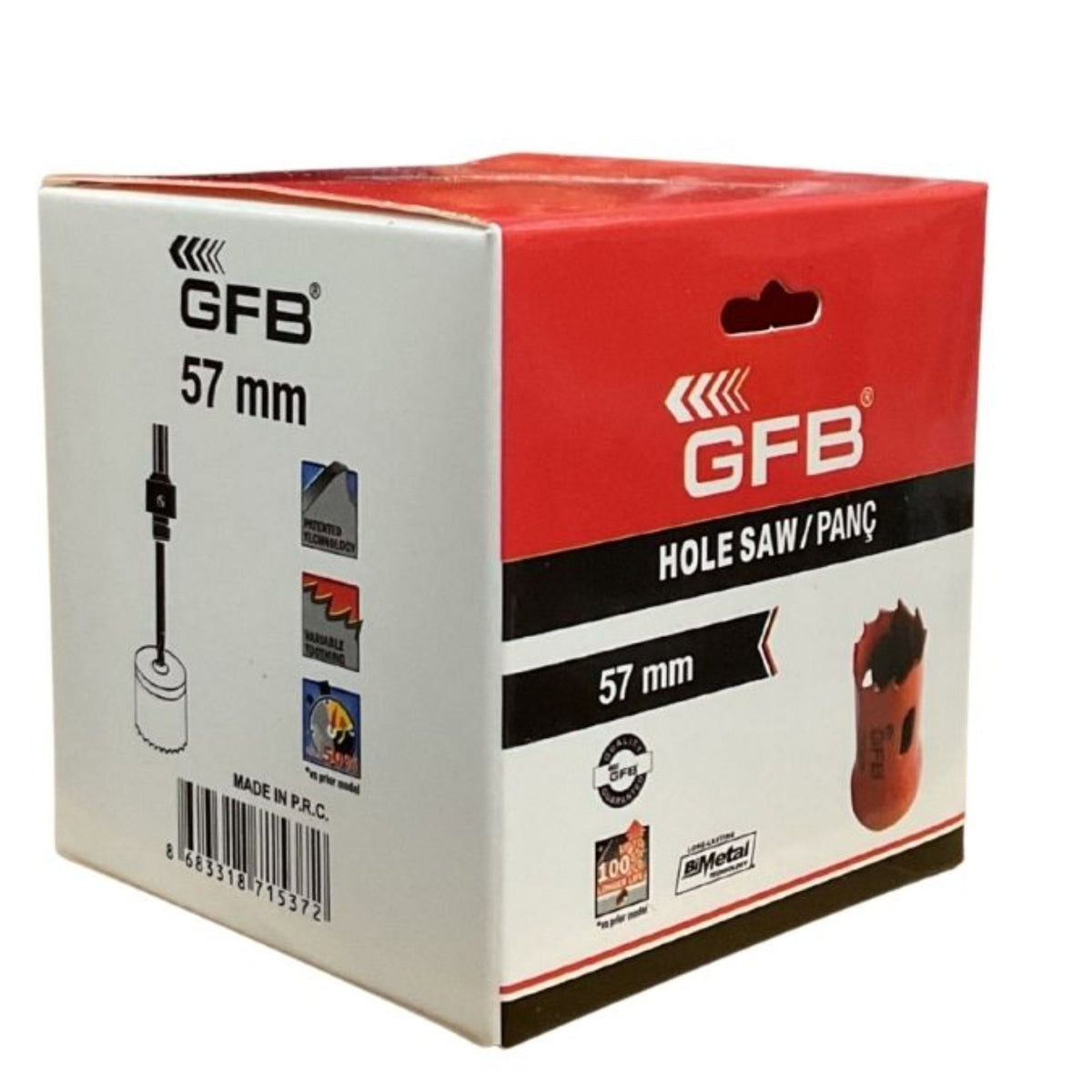 GFB Bİ-METAL PANÇ 57 MM KOD: 4818 - görsel 4