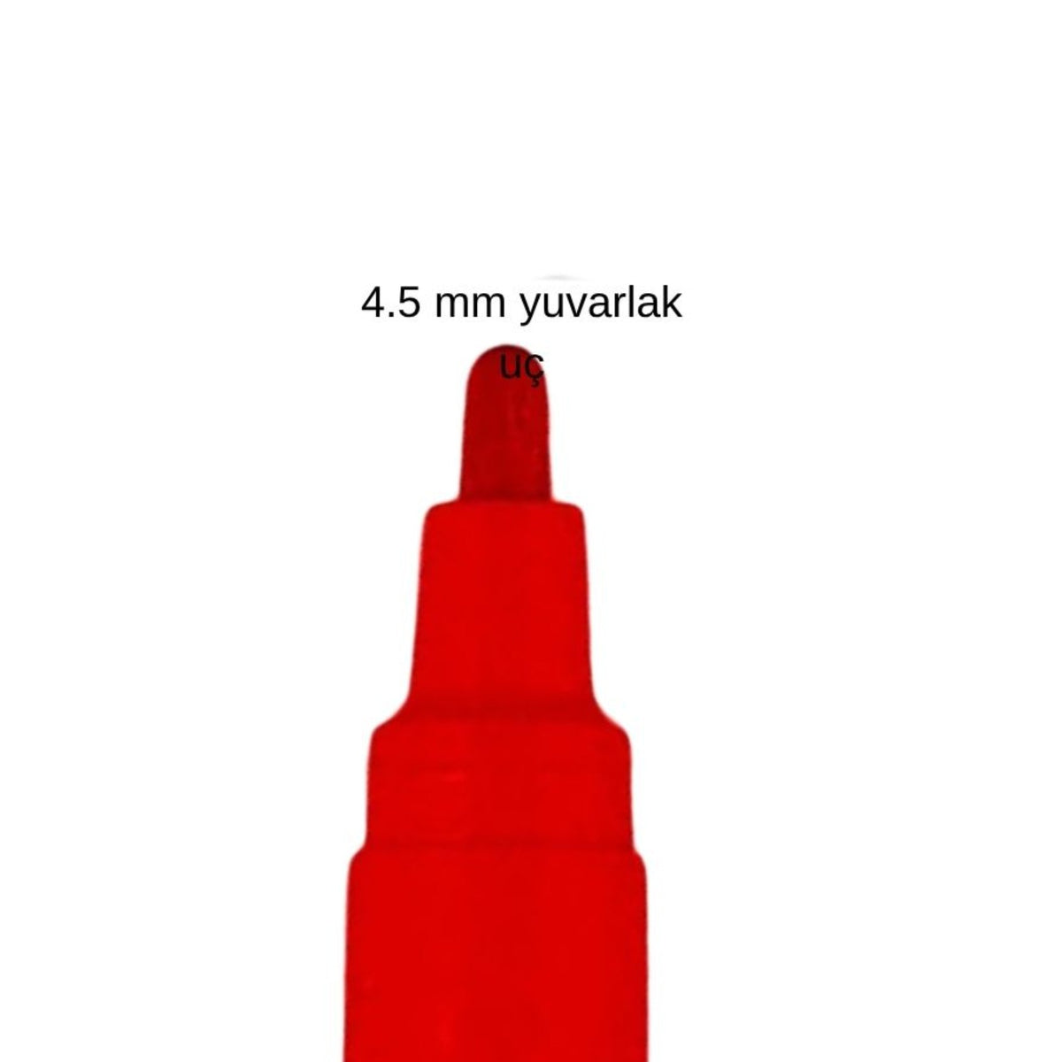 MUNHWA PAINT MARKER İNCE TAM ÖRTÜCÜ KALEM KIRMIZI - Görsel 3