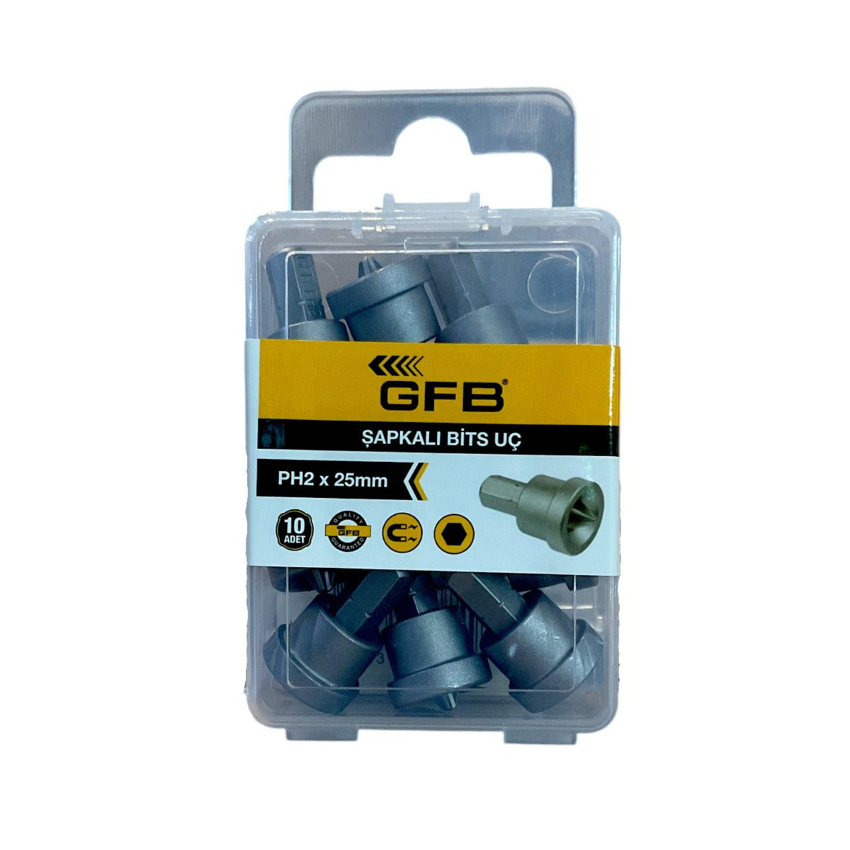 GFB ŞAPKALI BİTS UÇ PH2 25 MM 2557 - görsel 2