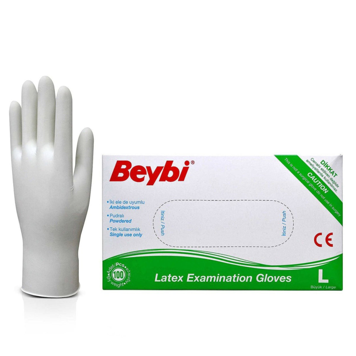 BEYBİ PUDRALI MUAYENE ELDİVENİ L - 1. görsel