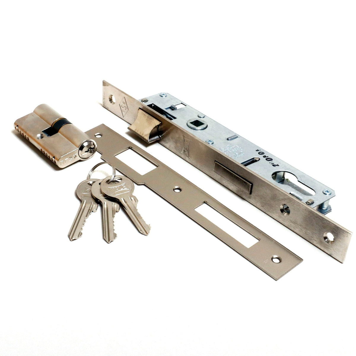 KALE SİL.DAİRE KİLİDİ DİLLİ 153/25 MM NİKEL - Görsel 5