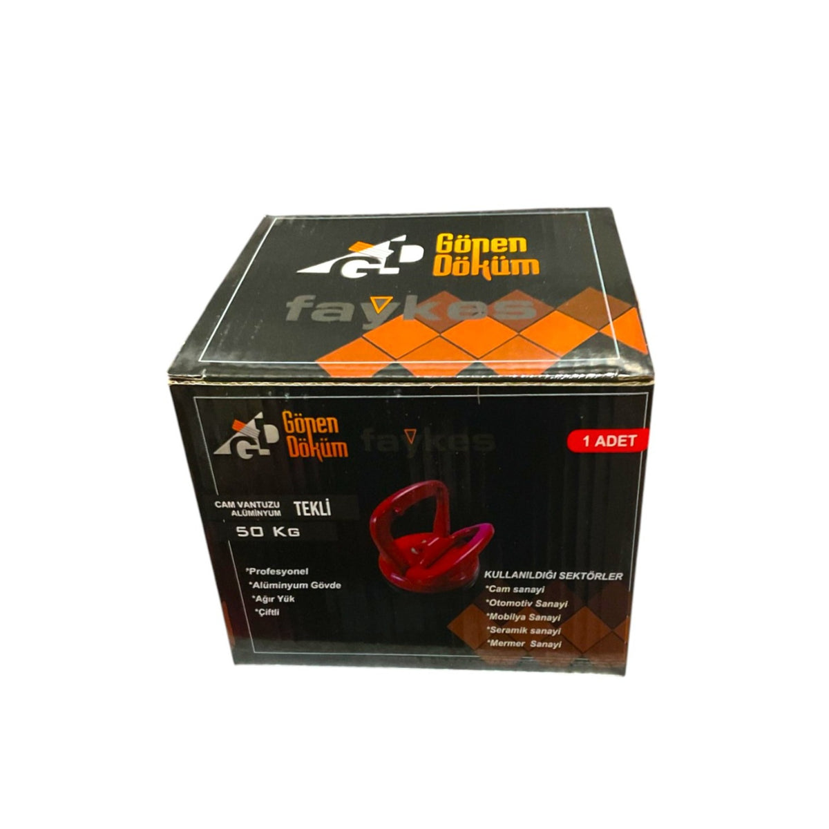 GÖNEN DÖKÜM ALÜMİNYUM TEKLİ CAM VANTUZ 50 KG 9001 - Görsel 4