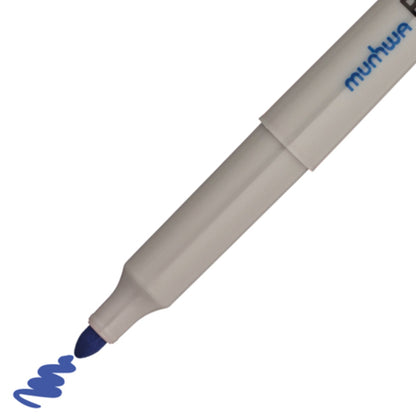 MUNHWA PERMANENT MARKER ASETAT KALEMİ FINE MAVİ - Görsel 6