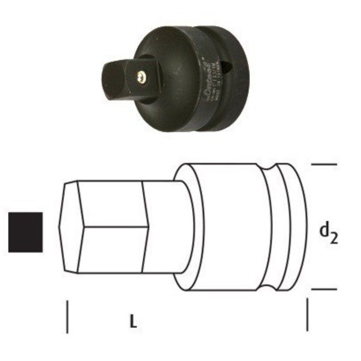 OSAKA LOKMA ADAPTÖRÜ 3/4"-1/2" LN34-12AD - 2. görsel