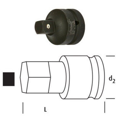 OSAKA LOKMA ADAPTÖRÜ 3/4"-1/2" LN34-12AD - 2. görsel