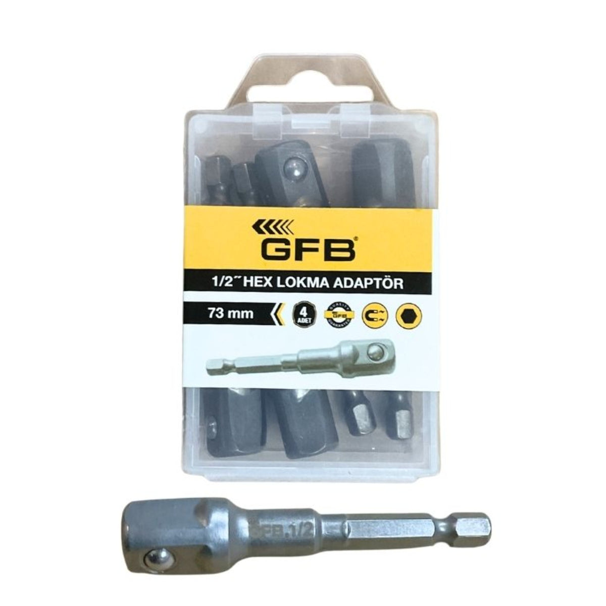 GFB HEX LOKMA ADAPTÖRÜ 1/2x73 MM 2565 - Görsel 1