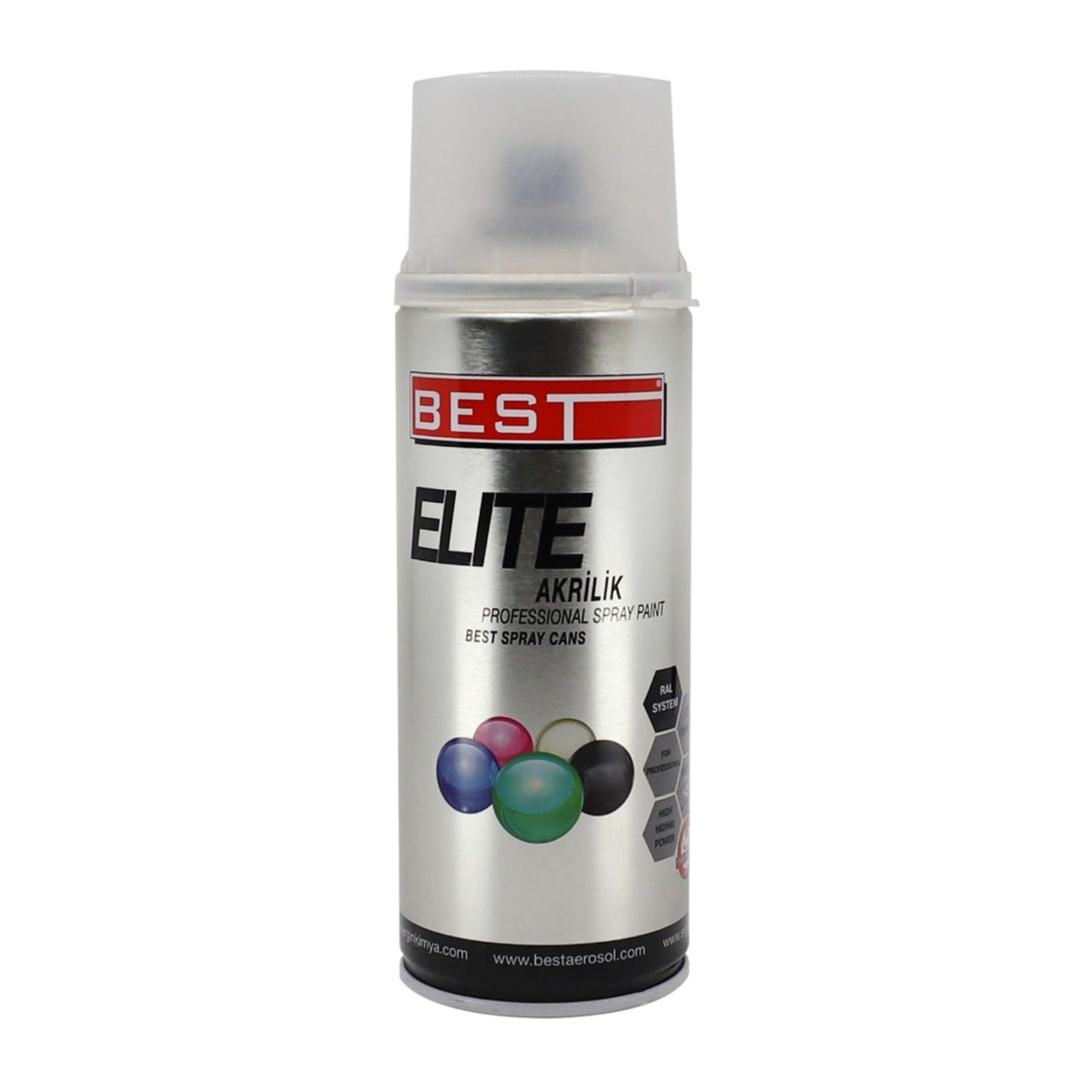 BEST SPREY BOYA ELİTE ÖZEL RENK ALÜMİNYUM RAL9802