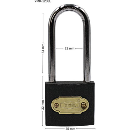 YMK ASMA KİLİT GRİ UZUN 38 MM YMK-1238L - Görsel 2