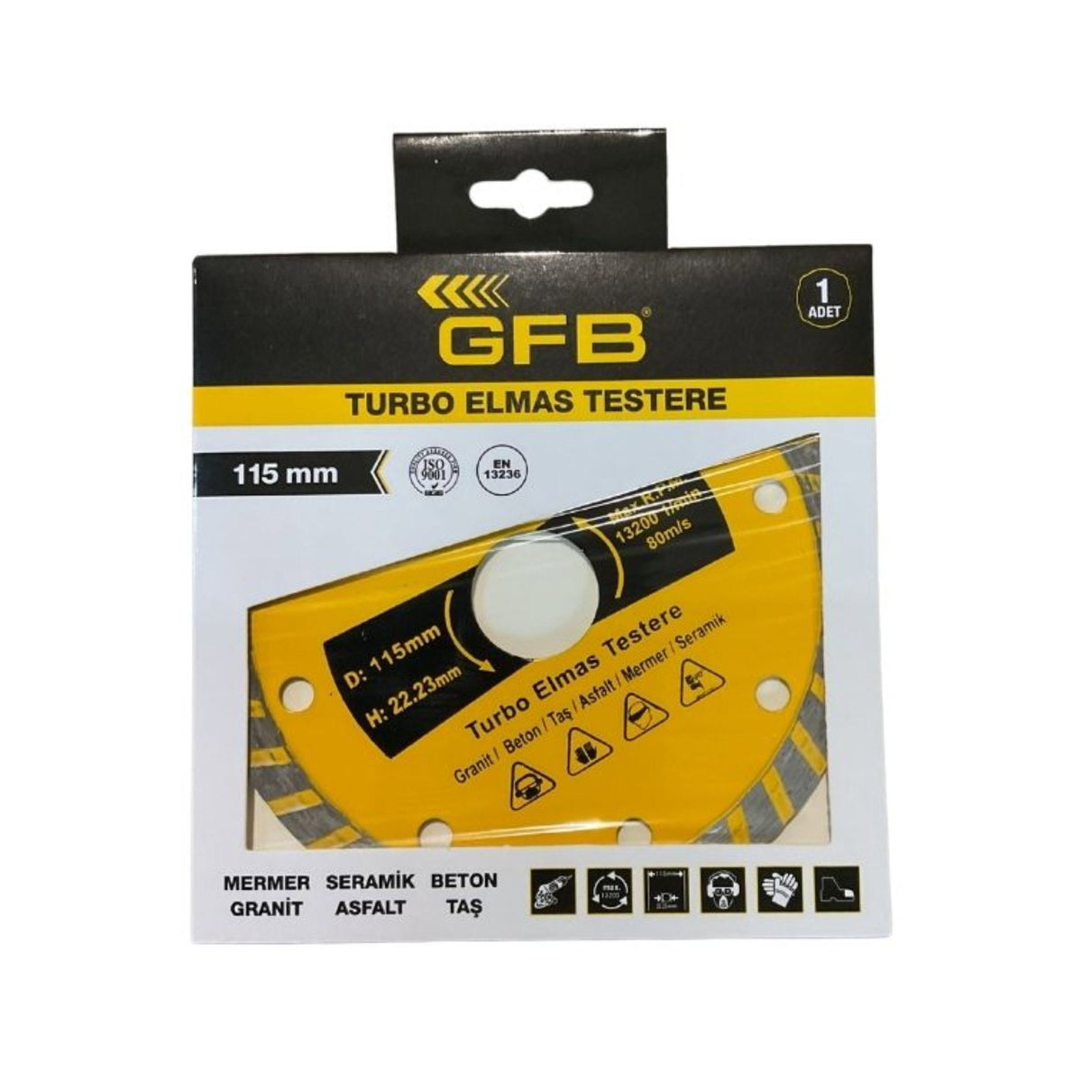 GFB TURBO ELMAS KESİCİ 115 MM 2385 - Görsel 2