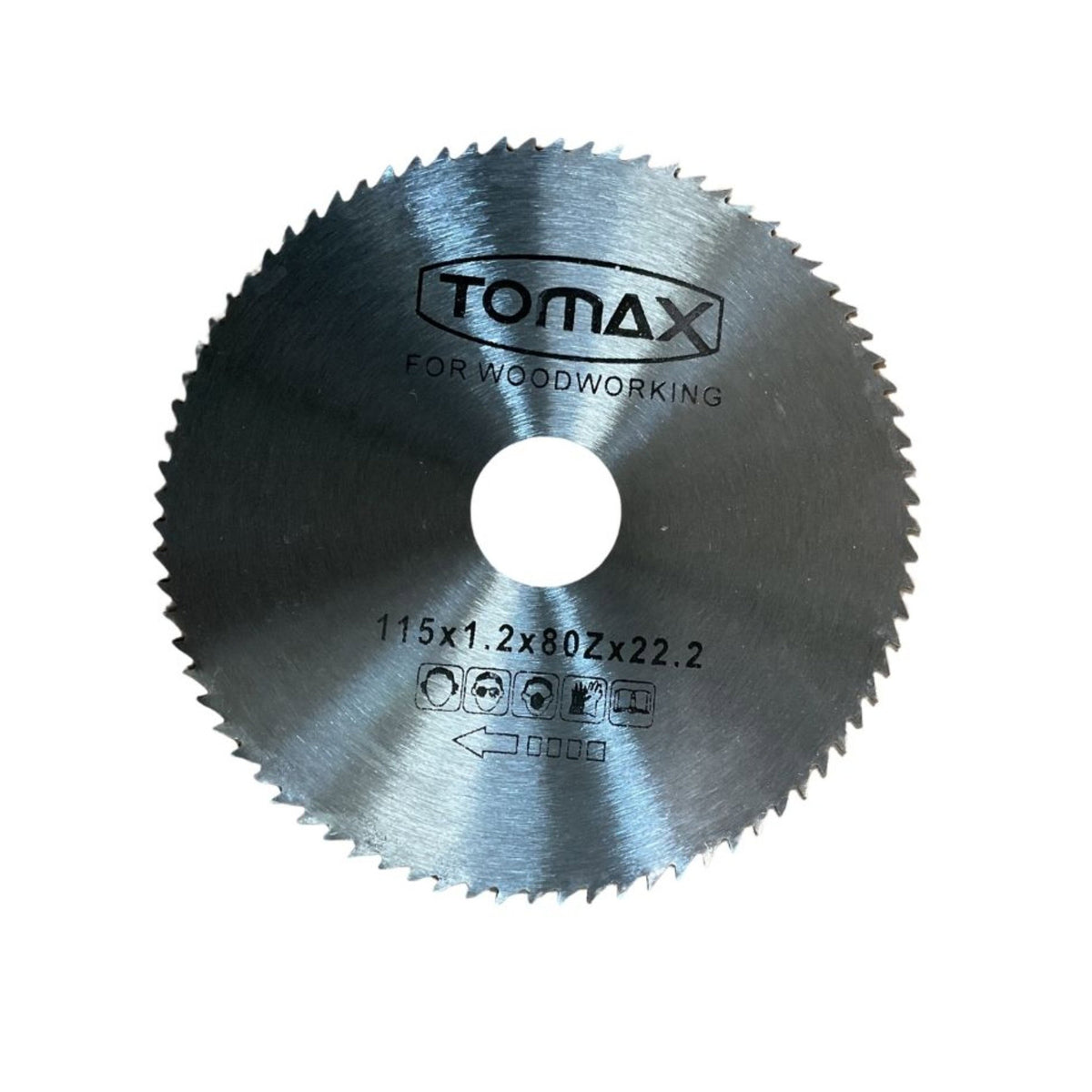 TOMAX AĞAÇ DAİRE TEST.ELMASSIZ 115x1.2x80Zx22.2 - 1. görsel