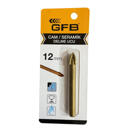 GFB CAM-SERAMİK DELME UNİVERSAL MATKAP UCU 12 MM 4607 - görsel 4