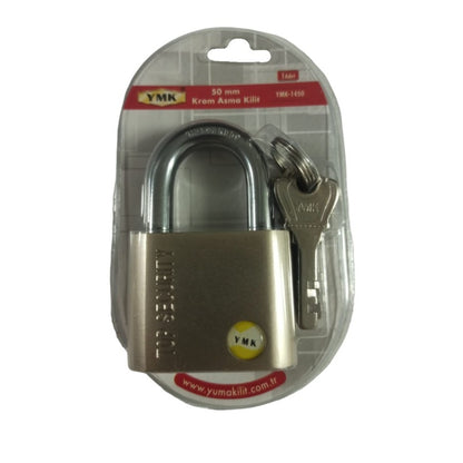YMK ASMA KİLİT KROM 50 MM YMK-1450 - Görsel 2
