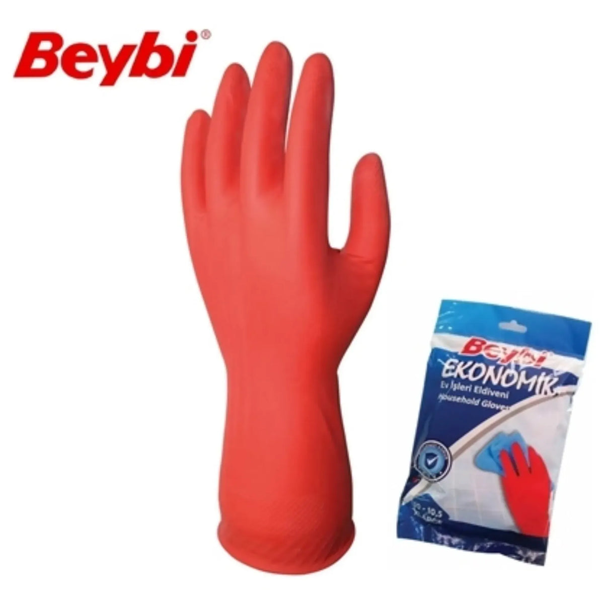 BEYBİ EKO LASTİK ELDİVEN NO: 9-9.5 - 5. görsel