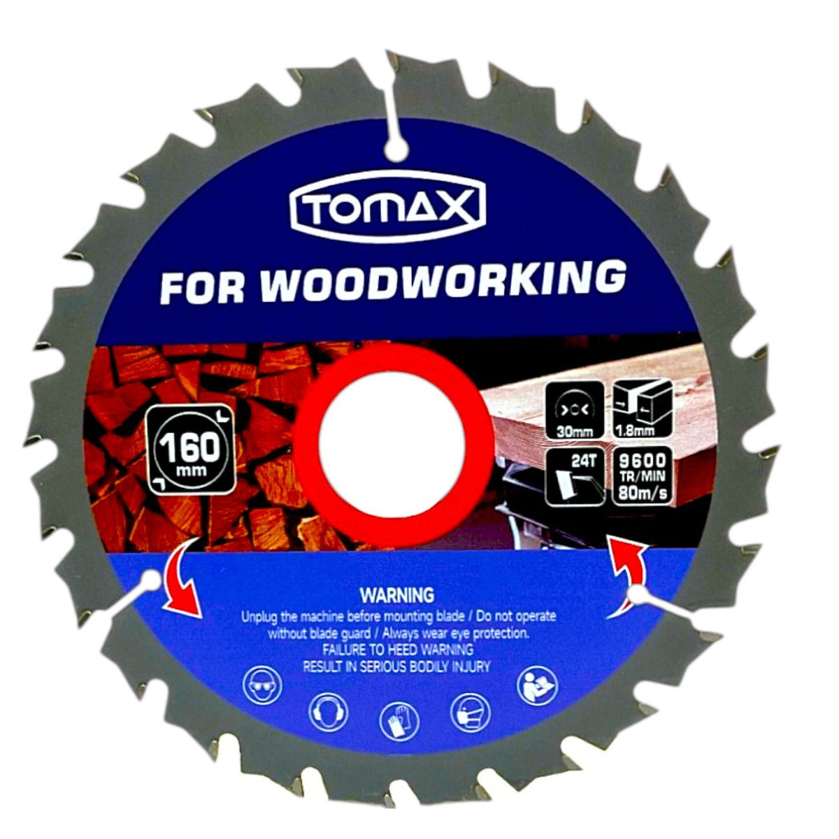 TOMAX SUNTA KESME TESTERE 160x1.8x24T - 1. görsel