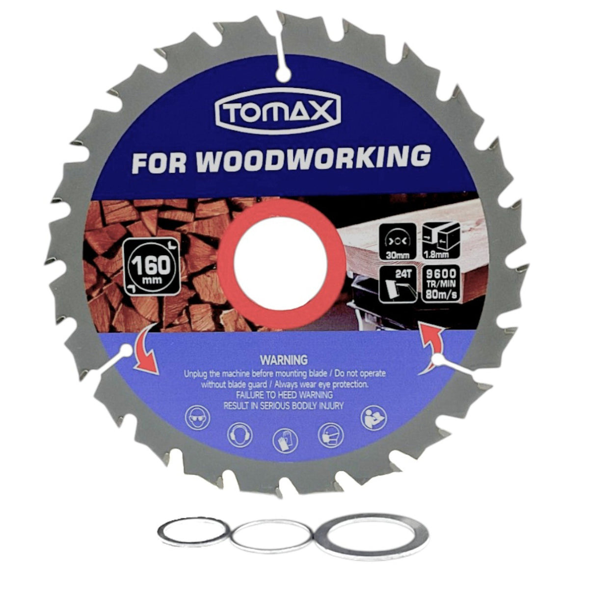 TOMAX SUNTA KESME TESTERE 160x1.8x24T - 2. görsel