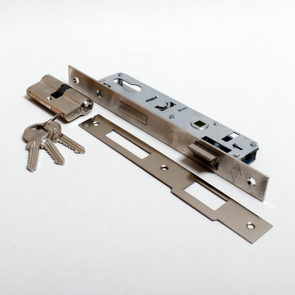 KALE SİL.DAİRE KİLİDİ DİLLİ 153/25 MM NİKEL - Görsel 2