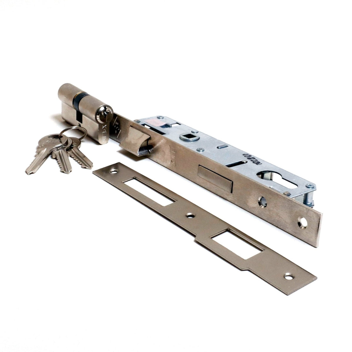 KALE SİL.DAİRE KİLİDİ DİLLİ 153/25 MM NİKEL - Görsel 1