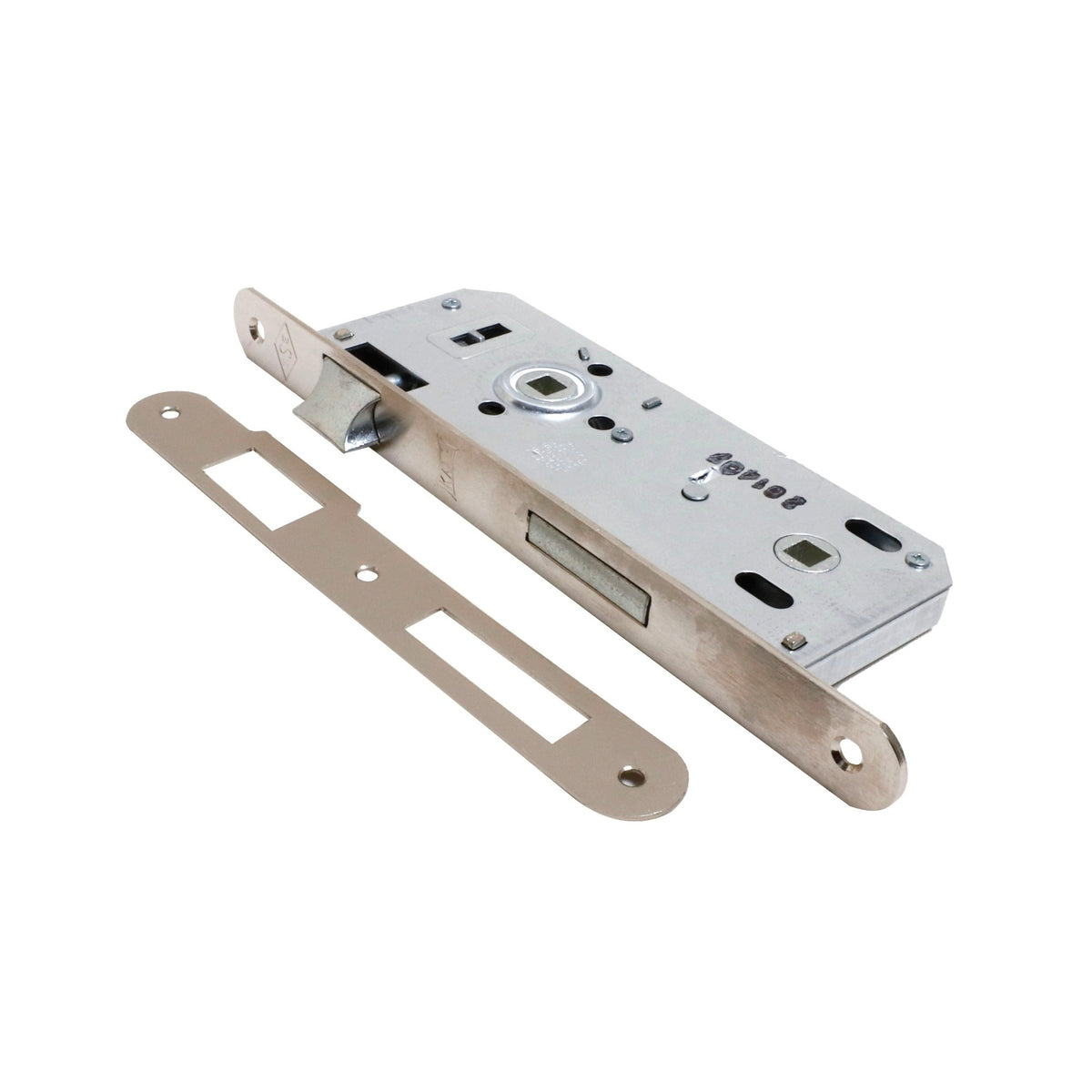 KALE BANYO-WC KİLİDİ RULMAN 169R/40 MM OVAL NİKEL - Görsel 1