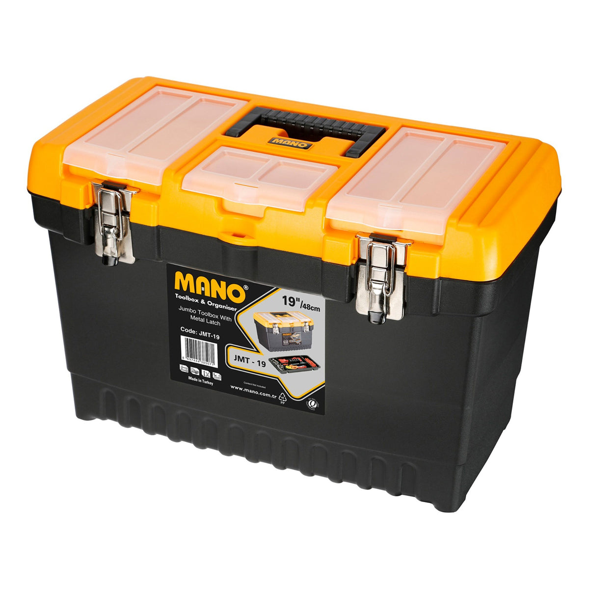 MANO JUMBO METAL KİLİTLİ TAKIM ÇANTASI 19" (JMT19) - 1. görsel