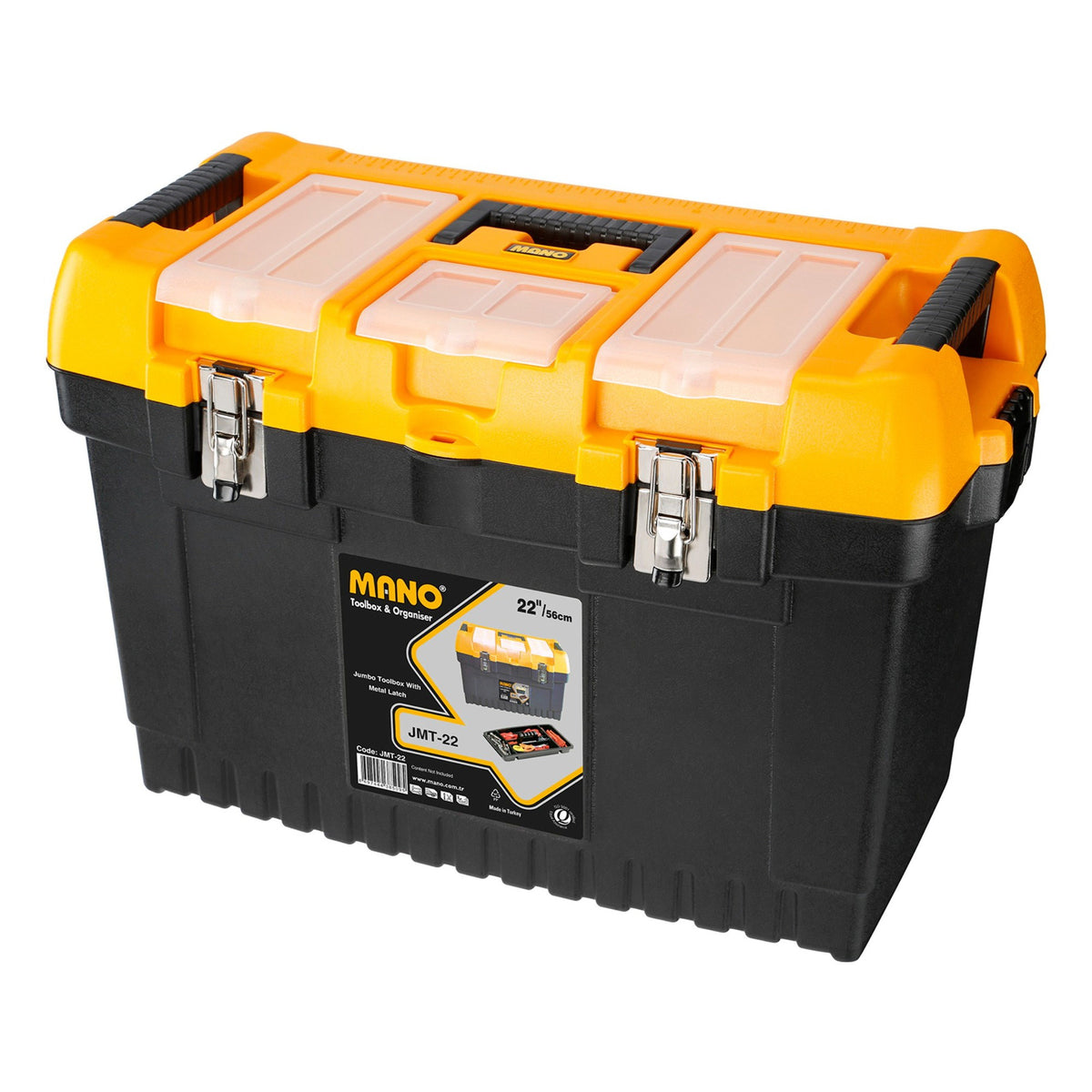 MANO JUMBO METAL KİLİTLİ TAKIM ÇANTASI 22" (JMT22) - 1. görsel