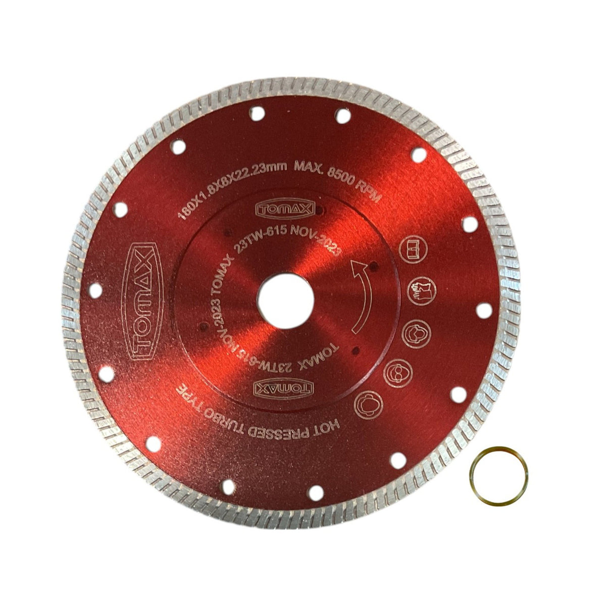 TOMAX İNCE HASSAS KESME 180x1.8x22 - 2. görsel