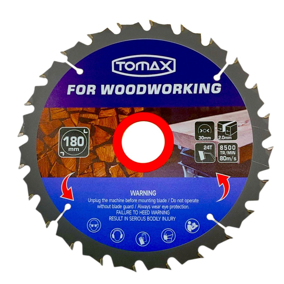 TOMAX SUNTA KESME TESTERE 180x2.0x24T - 2. görsel