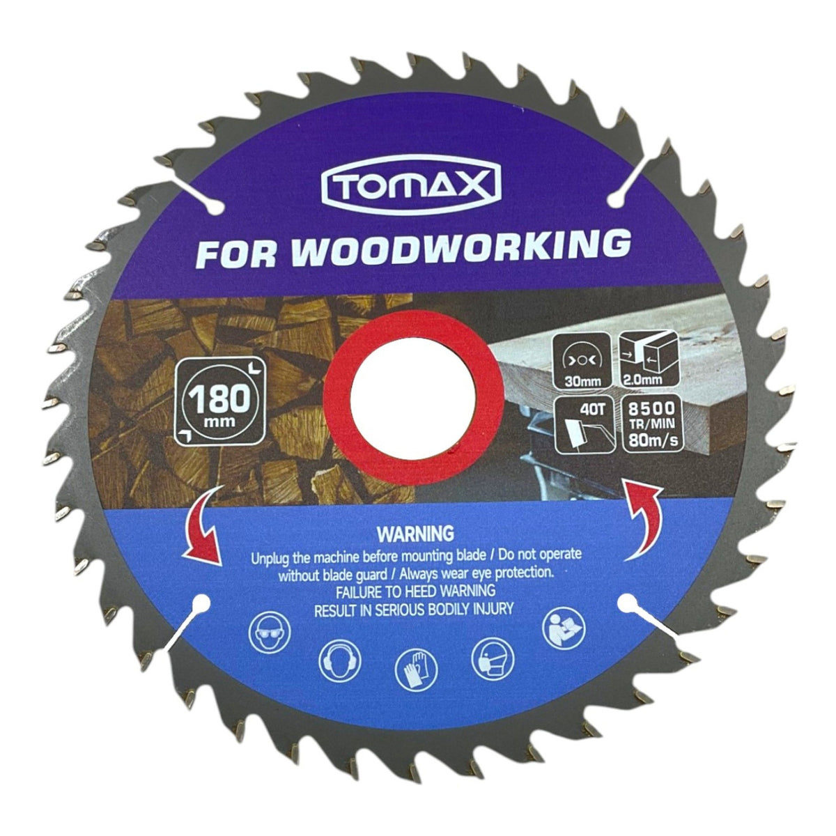 TOMAX SUNTA KESME TESTERE 180x2.0x40T - 1. görsel