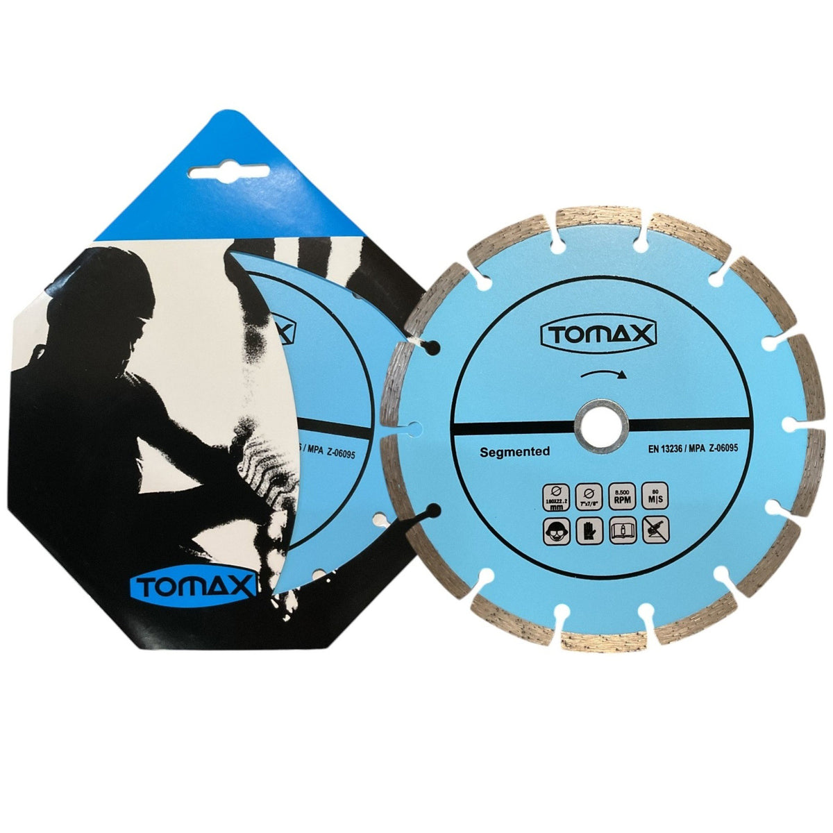 TOMAX SEGMENTLİ ELMAS KESİCİ 180x2.2x22 - 2. görsel