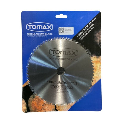TOMAX AĞAÇ DAİRE TEST.ELMASSIZ 180x1.5x70Zx22.2 - 3. görsel
