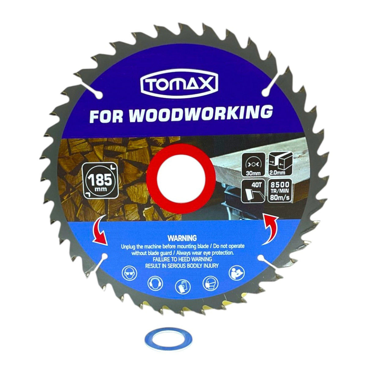 TOMAX SUNTA KESME TESTERE 180x2.0x40T - 2. görsel