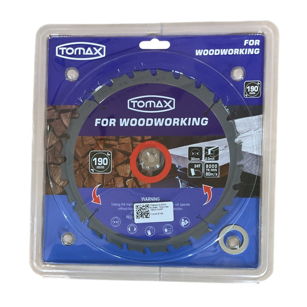 TOMAX SUNTA KESME TESTERE 190x2.0x24T - 3. görsel