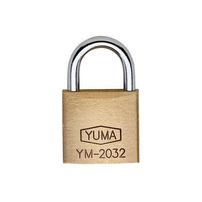 YUMA PİRİNÇ ASMA KİLİT 32 MM YM-2032 - Görsel 1
