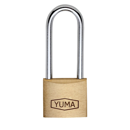 YUMA PİRİNÇ ASMA KİLİT UZUN 40 MM YM-2040L - Görsel 2
