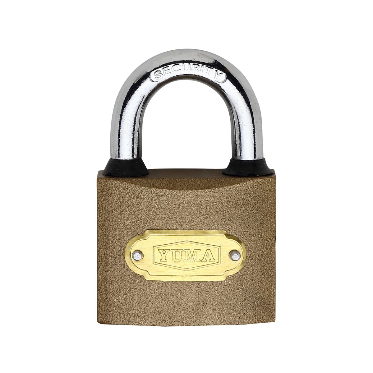 YUMA SARI KAPLAMA ASMA KİLİT 38 MM YM-1038B - Görsel 1