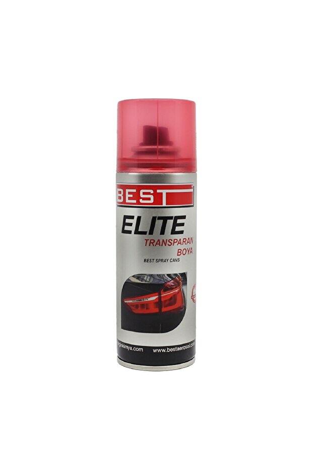 BEST ELİTE TRANSPARAN FAR BOYASI 200 ML KIRMIZI - görsel 1