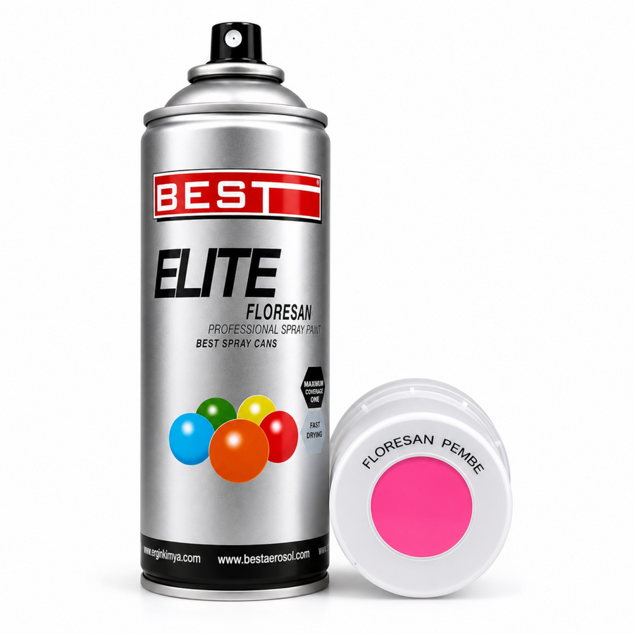 BEST FLORESAN SPREY BOYA 400 ML PEMBE - görsel 1