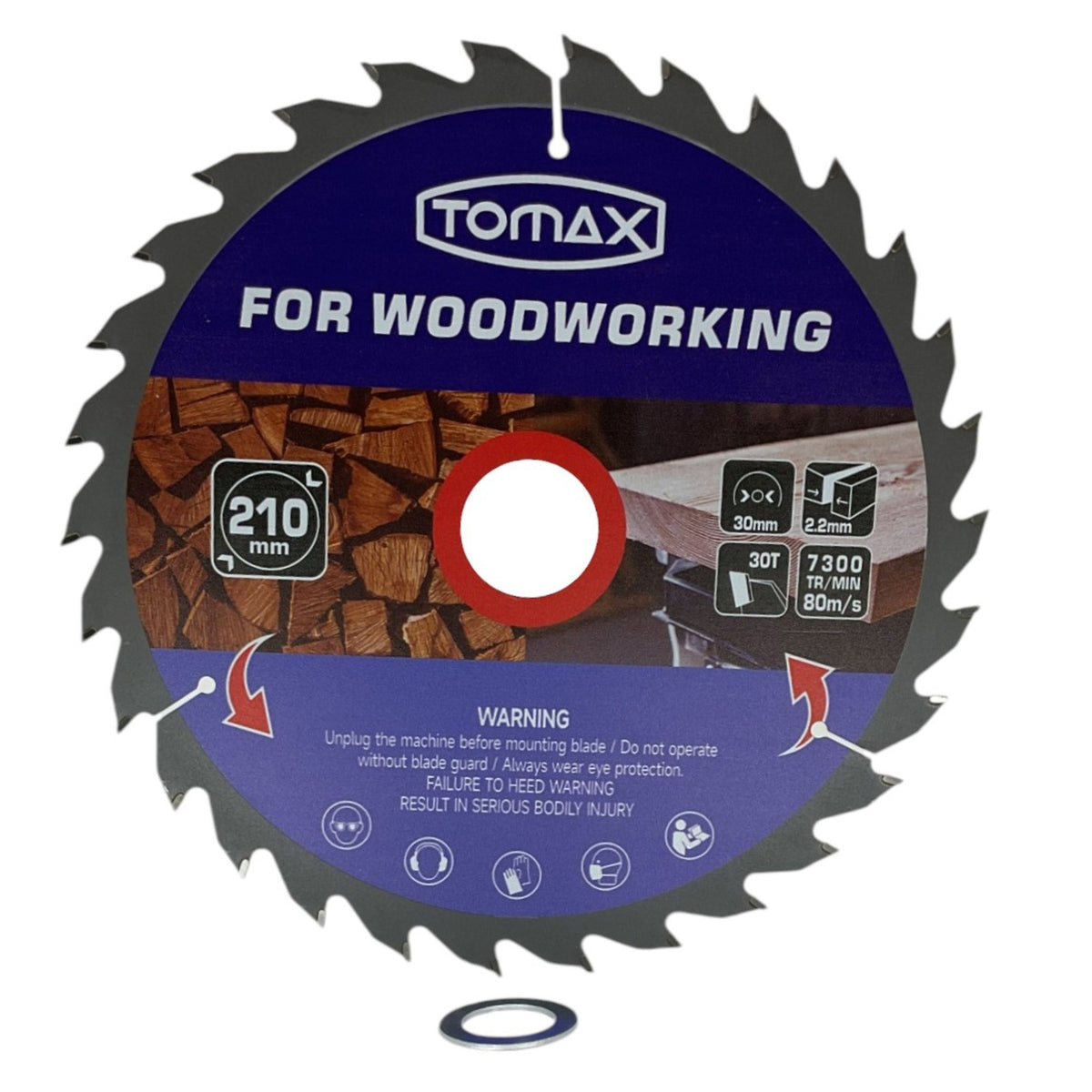 TOMAX SUNTA KESME TESTERE 210x2.2x30T - 2. görsel