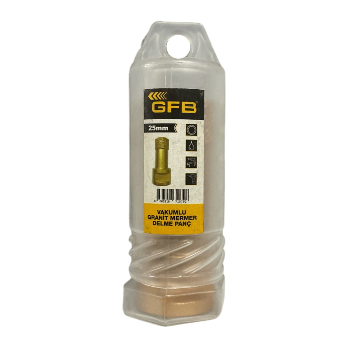 GFB GRANİT MERMER DELME PANÇ VAKUMLU 25 MM 4876 - görsel 2