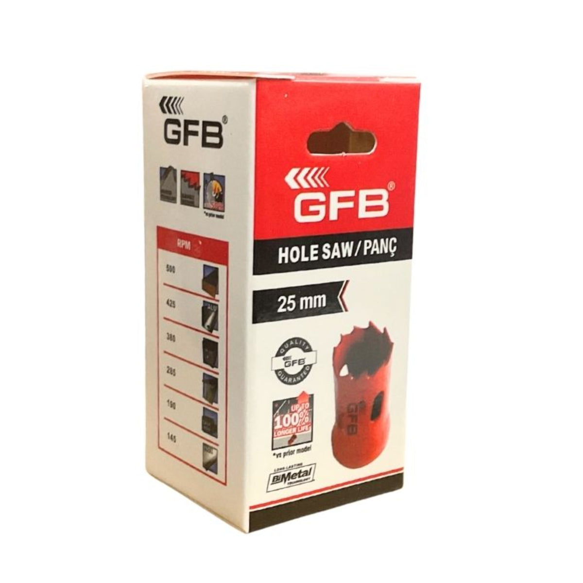 GFB Bİ-METAL PANÇ 25 MM KOD: 4805 - görsel 3