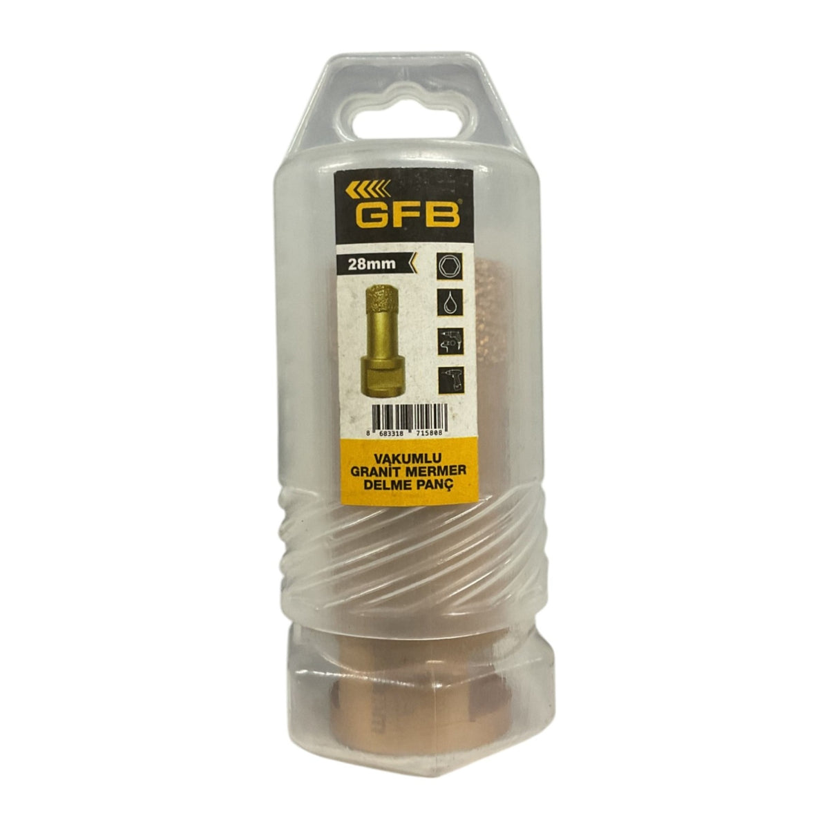 GFB GRANİT MERMER DELME PANÇ VAKUMLU 28 MM 4877 - görsel 2