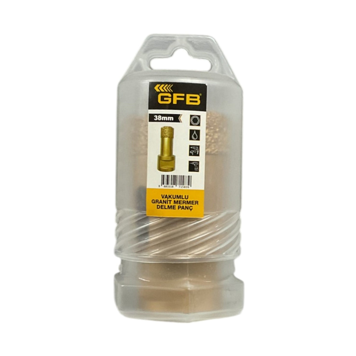 GFB GRANİT MERMER DELME PANÇ VAKUMLU 38 MM 4880 - görsel 2