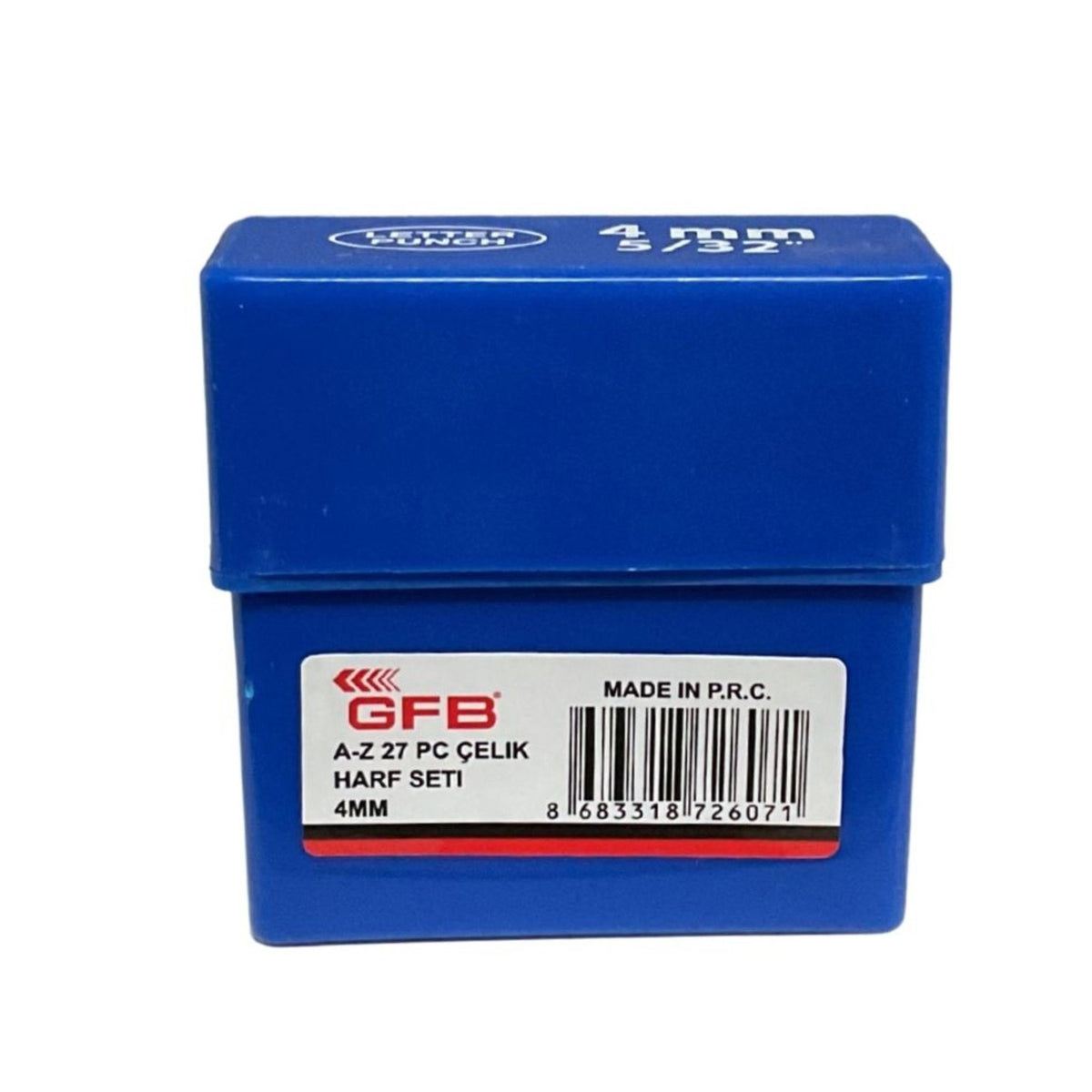 GFB ÇELİK HARF TAKIMI 4 MM KOD:6793 - Görsel 3