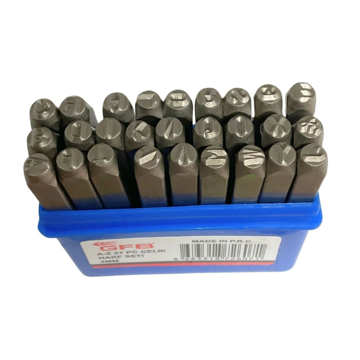 GFB ÇELİK HARF TAKIMI 4 MM KOD:6793 - Görsel 1