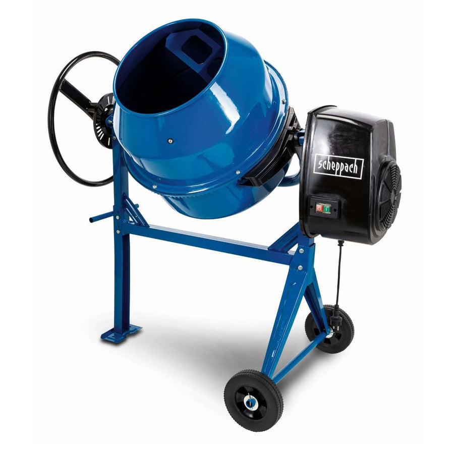 SCHEPPACH ELEKTRİKLİ BETON MİKSERİ 140 LT. MIX140 - Görsel 1