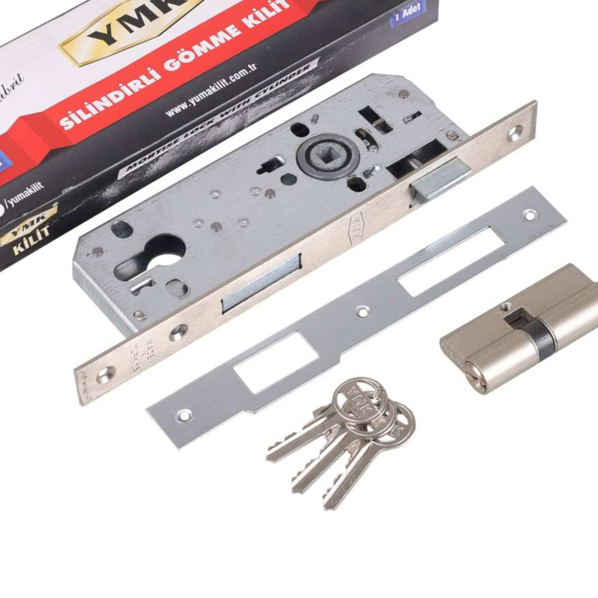 YMK SİLİNDİRLİ GÖMME KİLİT 35 MM YMK-635H - Görsel 2
