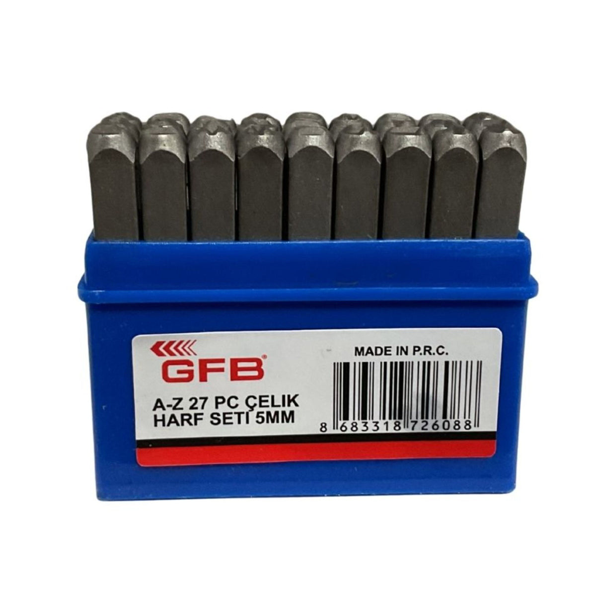 GFB ÇELİK HARF TAKIMI 5 MM KOD:6794 - Görsel 1
