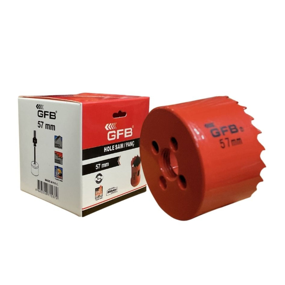 GFB Bİ-METAL PANÇ 57 MM KOD: 4818 - görsel 3