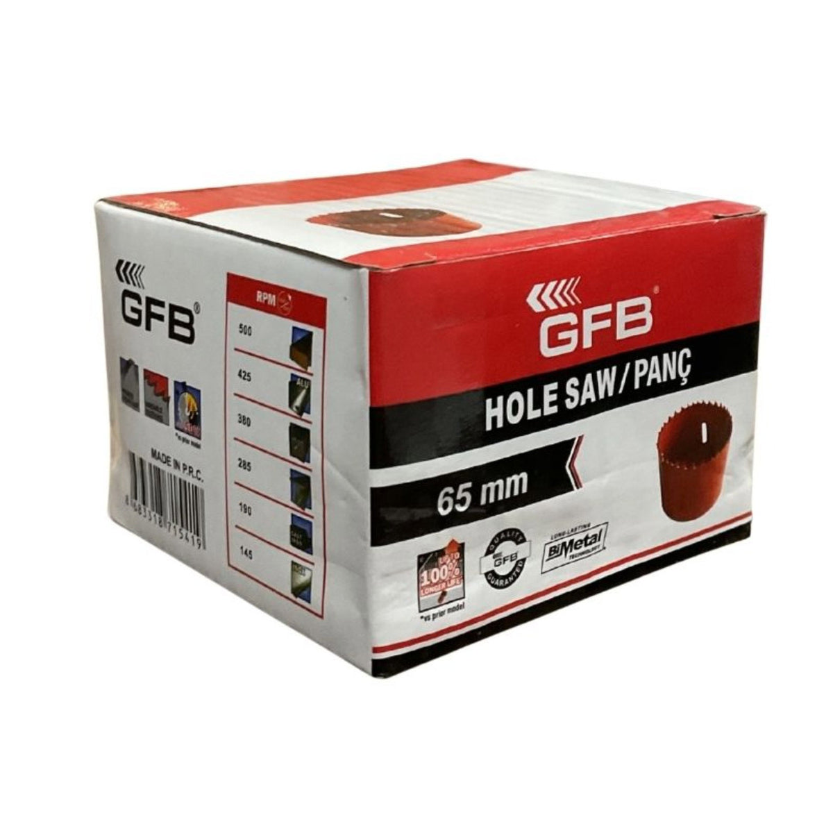 GFB Bİ-METAL PANÇ 65 MM KOD: 4821 - görsel 4
